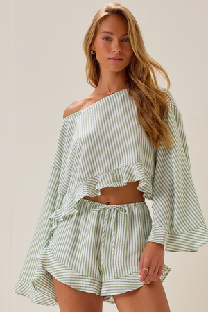 Elliann Stripe Boho Top - Altar'd State