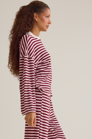 Cate Striped Crewneck Top - Altar'd State