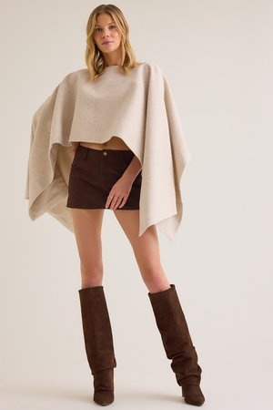 Malana Wool Cape Vest - Altar'd State - 