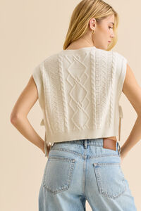 Marleen Side Tie Sweater Vest Detail 5 - Altar'd State