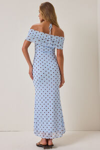 Thomas Polka Dot Maxi Dress Detail 5 - Altar'd State