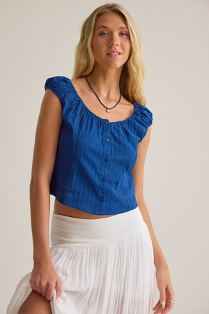 Haven Button Up Top - Altar'd State