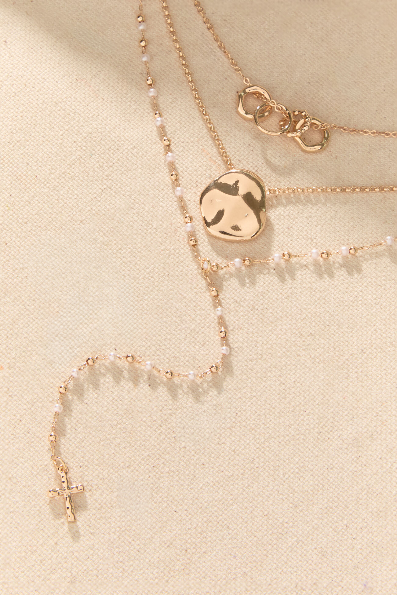 Maeve 3-Layer Charm Necklace