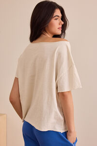 Islanders Hilton Head Off the Shoulder Tee Detail 4 - Altar'd State