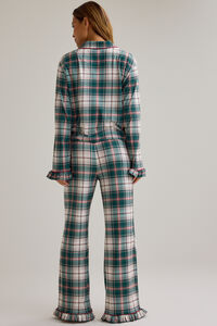 Clara Plaid Lounge Pants Detail 4 - Altar'd State