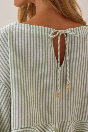 Elliann Stripe Boho Top - Altar'd State