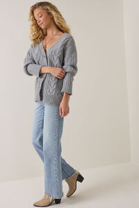 Jayne Cable Knit Cardigan Detail 4 - Altar'd State