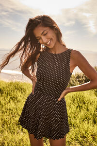 Pulse Point Polka Dot Dress Detail 2 - Altar'd State