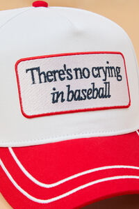 "There's No Crying in Baseball" Hat Detail 2 - Altar'd State