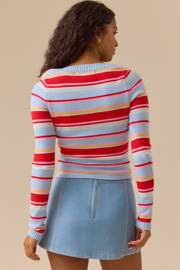 Emma V-Neck Sweater Detail 5 - Altar'd State