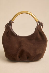 Mini Gold Suede Bag Detail 3 - Altar'd State