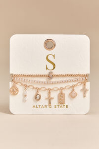 S Charm Bracelet Set - Altar'd State