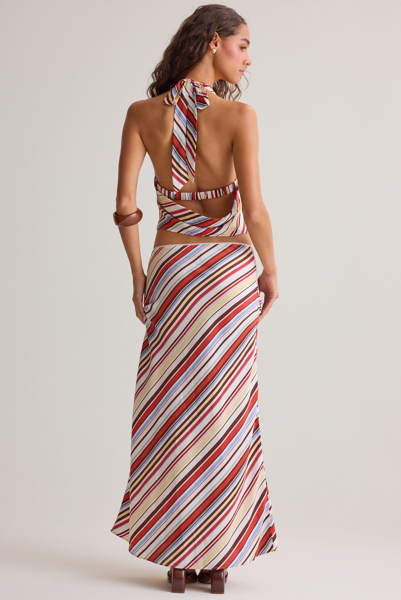 Hutton Striped Halter Top