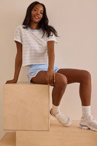 Linear Pace Boxy Tee Detail 3 - Altar'd State