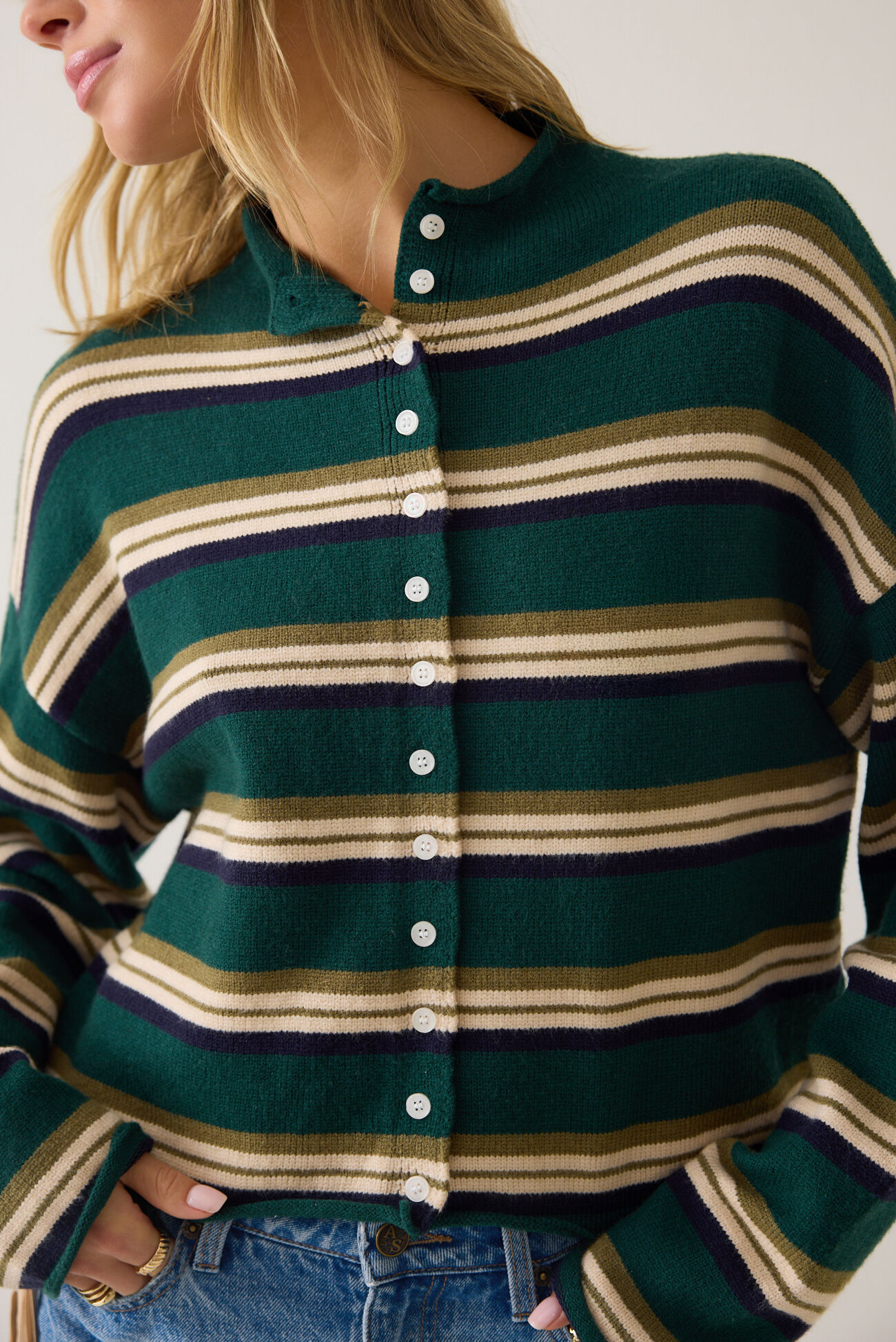 Emi Stripe Cardigan