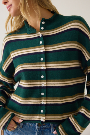 Emi Stripe Cardigan - Altar'd State