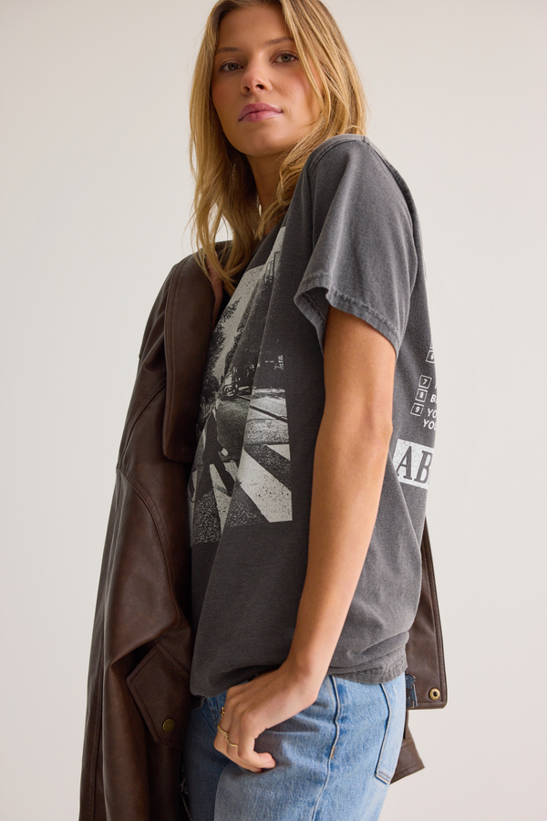 Abbey Road Beetles Oversized Tee Detail 2 - Altar'd State