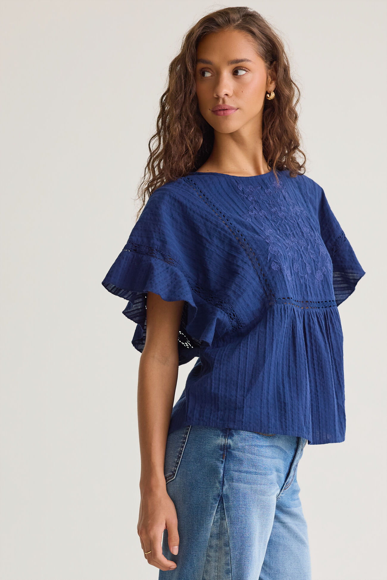 Amberlyn Embroidered Top