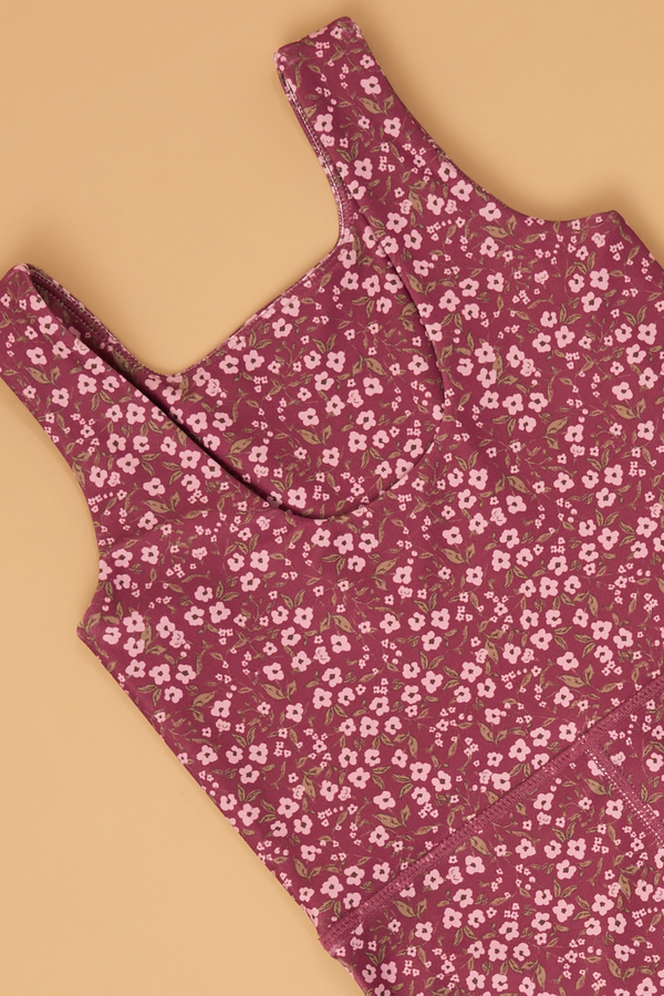 Katie Floral Flare Jumpsuit Detail 5 - Altar'd State