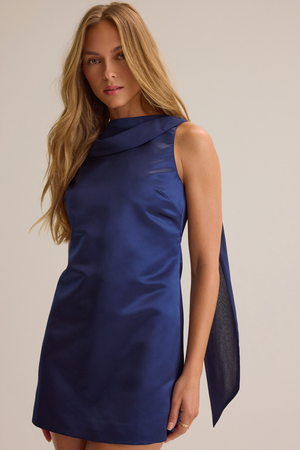 Alma Satin Mini Dress - Altar'd State - 