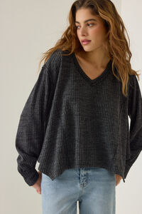 Astraea Pieced Rib Top Detail 2 - Altar'd State