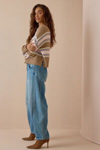 Adley Striped Sweater Detail 4 - Altar'd State