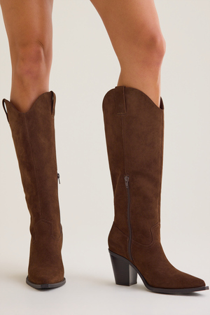 Alisse Suede Western Boot - Altar'd State