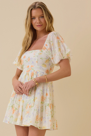 Blaine Mini Floral Dress - Altar'd State - 