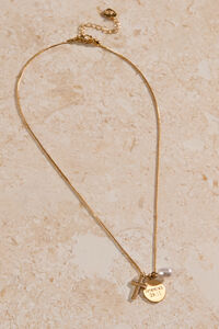 Jeremiah 29:11 Cross Necklace in Gold | Altar'd State