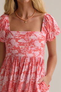 Collie Puff Sleeve Mini Dress Detail 3 - Altar'd State