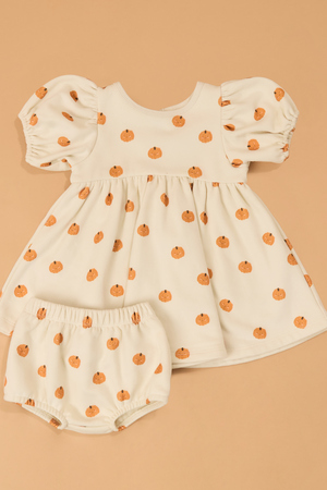 Sweet Squash Puff Sleeve Baby Dress - Altar'd State - 