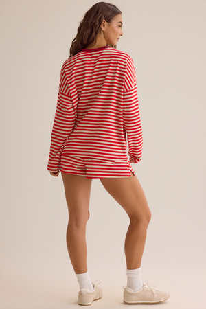 Reese Stripe Lounge Top - Altar'd State - 