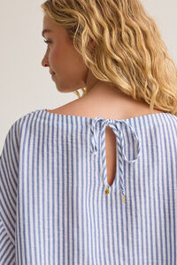 Elliann Stripe Boho Top Detail 6 - Altar'd State
