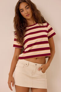 Iggy Stripe Crop Tee - Altar'd State