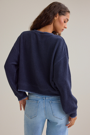 Reanna Ribbed Knit Top - Altar'd State - 