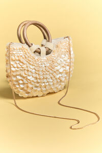Haven Shell Covered Purse Detail 3 - Altar'd State