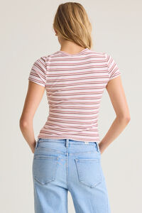 Becca Striped Thermal Tee Detail 6 - Altar'd State