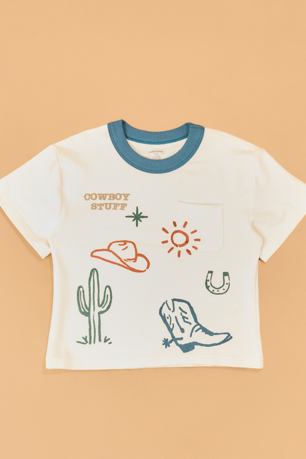 Cowboy Stuff Tee Detail 2 - Altar'd State