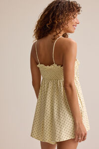 Eliza Smocked Dot Romper Detail 6 - Altar'd State