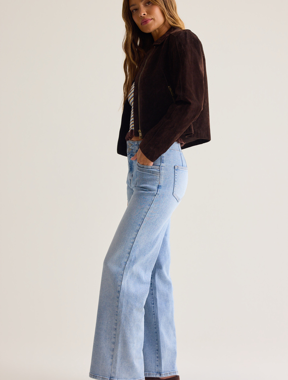 Baylor Double Button Jeans Detail 3 - Altar'd State
