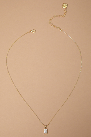 18K Gold Radiant Charm Necklace - Altar'd State - 