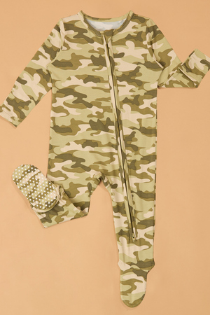 Hunter Camo Long Sleeve Footie - Altar'd State - 