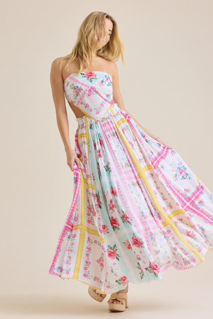 Gianna Floral Maxi Skirt - Altar'd State - 