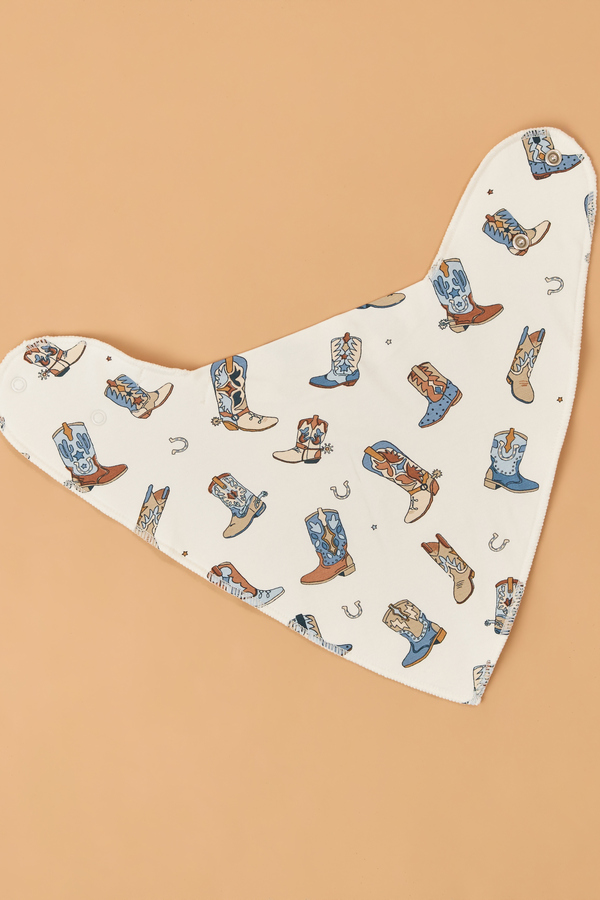 Buckaroo Boots Swaddle and Bib Detail 4 - Altar'd State