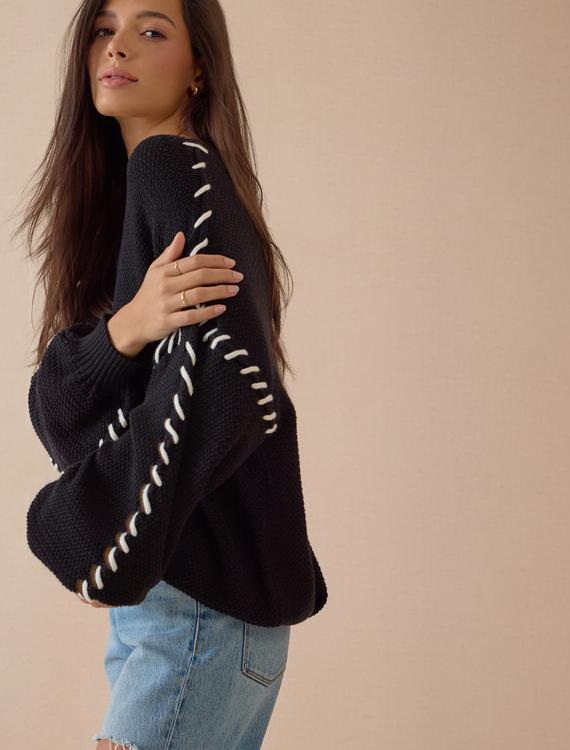 Hassie Stitch Sweater Detail 5 - Altar'd State