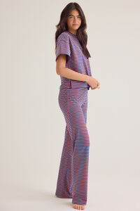Alaya Stripe Lounge Top Detail 5 - Altar'd State