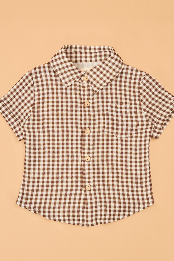 Graham Gingham Baby Button-Up - Altar'd State