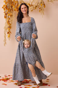 Livy Floral Mama Dress Detail 2 - Altar'd State