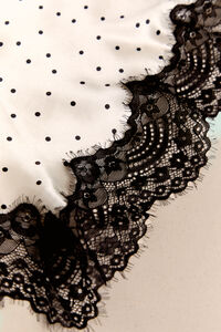 Midnight Lace Polka Dot Scarf Detail 2 - Altar'd State