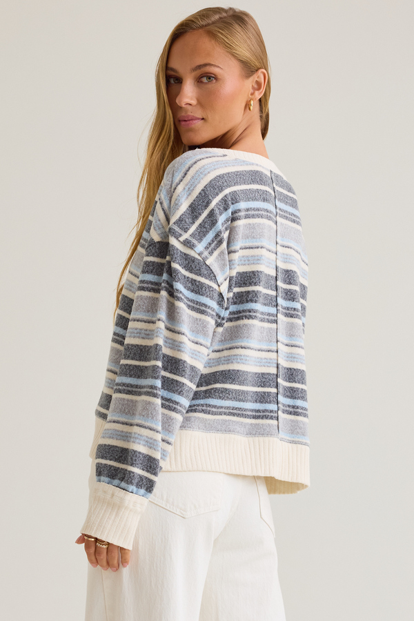 Cecelia Striped Knit Top Detail 6 - Altar'd State